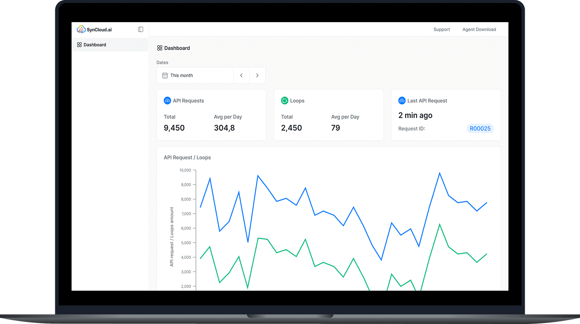 agent preview in laptop